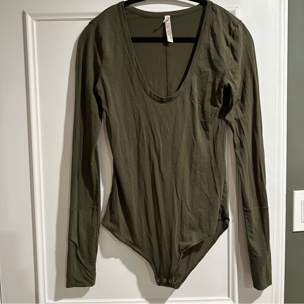 Free people bodysuit - olive green